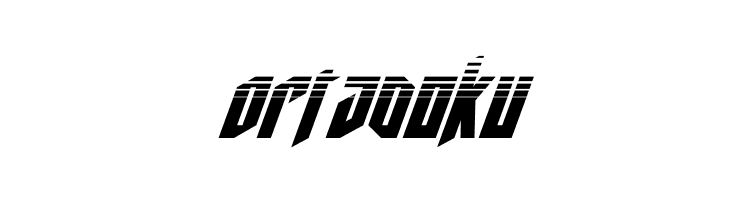 Deathshead Halftone Italic  Free Fonts Download