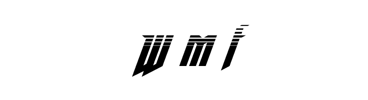 Deathshead Halftone Italic  Free Fonts Download