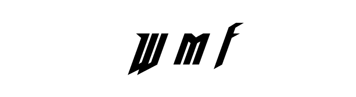 Deathshead Italic  Free Fonts Download