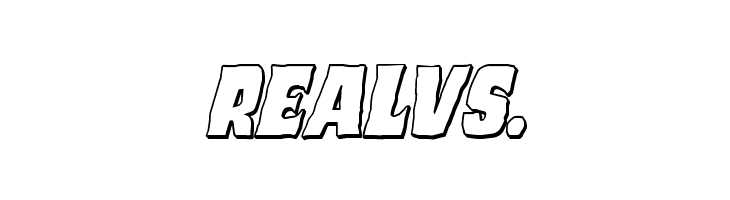 Dusk Demon 3D Italic  Free Fonts Download