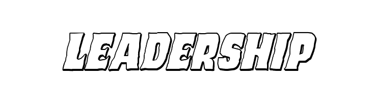 Dusk Demon 3D Italic  Free Fonts Download