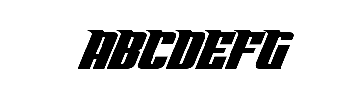 Bandit & Snowman Wide Italic  Free Fonts Download