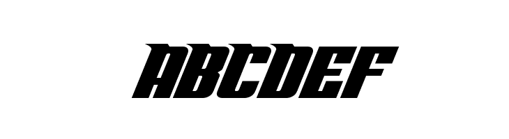 Bandit & Snowman Wide Italic  Free Fonts Download