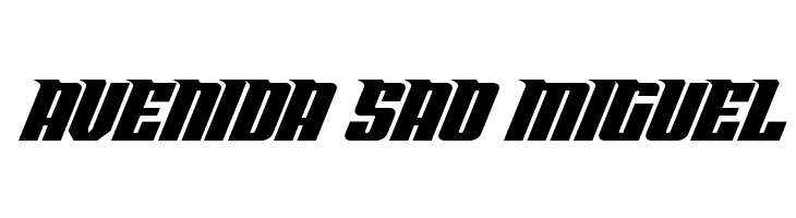 Bandit & Snowman Wide Italic  Free Fonts Download