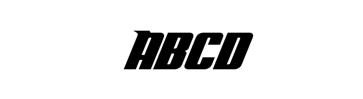 Bandit & Snowman Wide Italic  Free Fonts Download