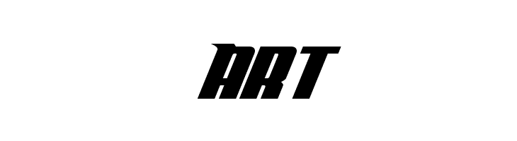 Bandit & Snowman Wide Italic  Free Fonts Download