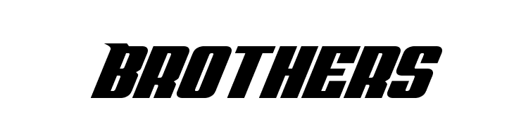 Bandit & Snowman Wide Italic  Free Fonts Download