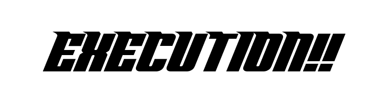 Bandit & Snowman Wide Italic  Free Fonts Download