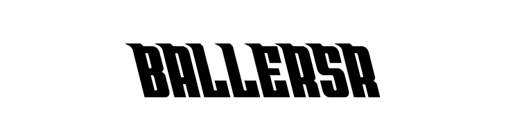 Bandit & Snowman Slight Left  Free Fonts Download