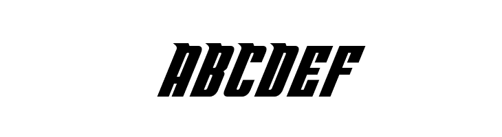 Bandit & Snowman Spaced Italic  Free Fonts Download