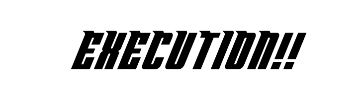 Bandit & Snowman Spaced Italic  Free Fonts Download