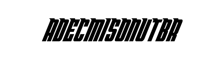 Bandit & Snowman Condense Ital  Free Fonts Download