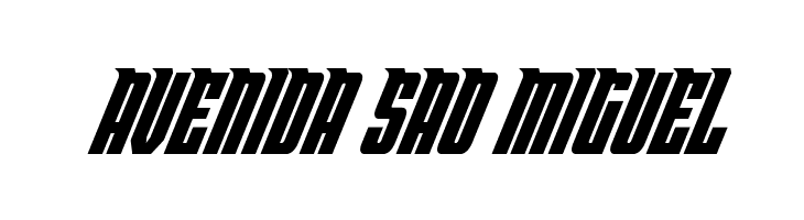 Bandit & Snowman Condense Ital  Free Fonts Download