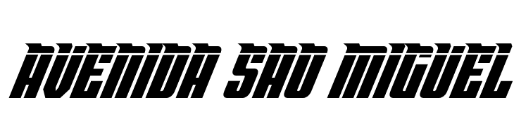 Bandit & Snowman Laser Italic  Free Fonts Download