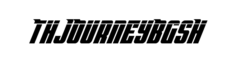Bandit & Snowman Laser Italic  Free Fonts Download