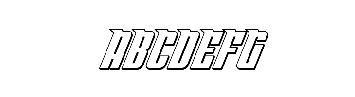 Bandit & Snowman 3D Italic  Free Fonts Download