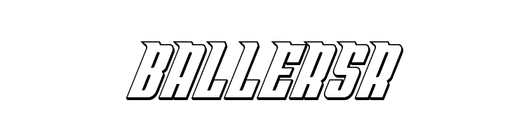 Bandit & Snowman 3D Italic  Free Fonts Download