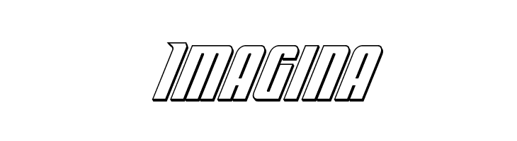 Bandit & Snowman 3D Italic  Free Fonts Download