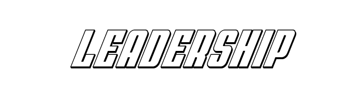 Bandit & Snowman 3D Italic  Free Fonts Download