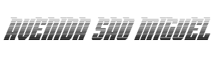 Bandit & Snowman Gradient Ital  Free Fonts Download