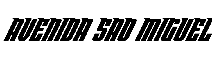 Bandit & Snowman Super Italic  Free Fonts Download