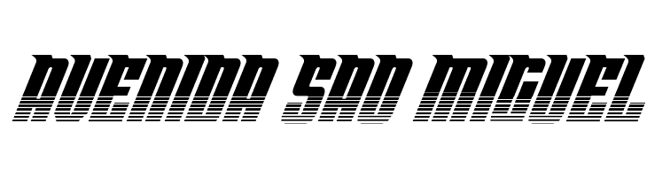 Bandit & Snowman Twotone Ital  Free Fonts Download