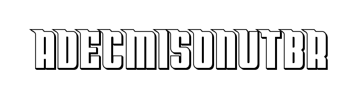 Bandit & Snowman 3D  Free Fonts Download