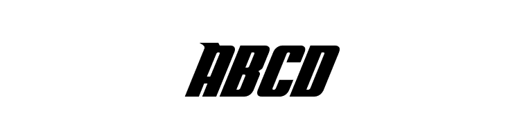 Bandit & Snowman Expanded Ital  Free Fonts Download