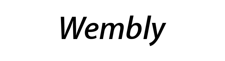 Myriad Apple SemiboldItalic  Free Fonts Download