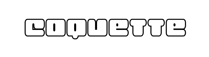 Hula Hoop Girl Bold Outline  Free Fonts Download