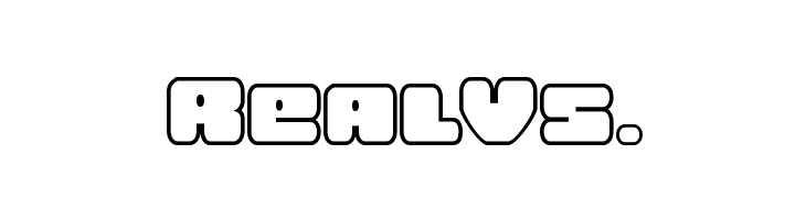 Hula Hoop Girl Bold Outline  Free Fonts Download