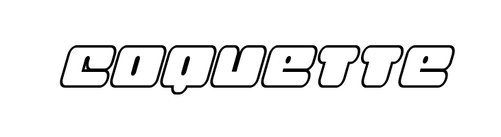 Hula Hoop Girl Bold Outline It  Free Fonts Download