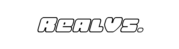 Hula Hoop Girl Bold Outline It  Free Fonts Download