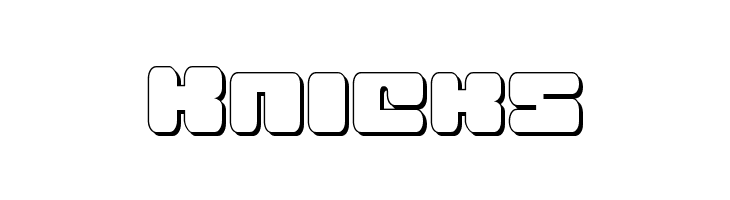 Hula Hoop Girl 3D  Free Fonts Download