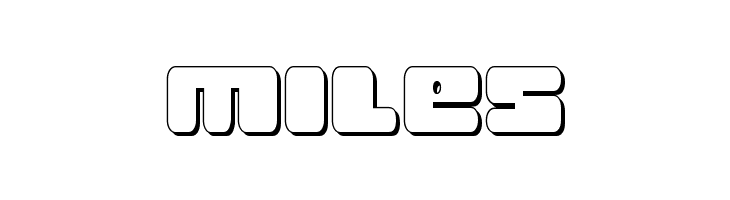 Hula Hoop Girl 3D  Free Fonts Download