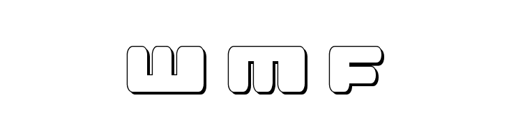 Hula Hoop Girl 3D  Free Fonts Download