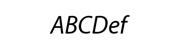 Myriad Apple MediumItalic  Free Fonts Download