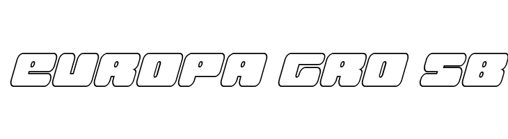 Hula Hoop Girl Outline Italic  Free Fonts Download