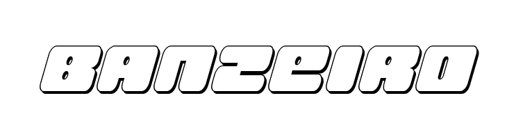 Hula Hoop Girl 3D Italic  Free Fonts Download