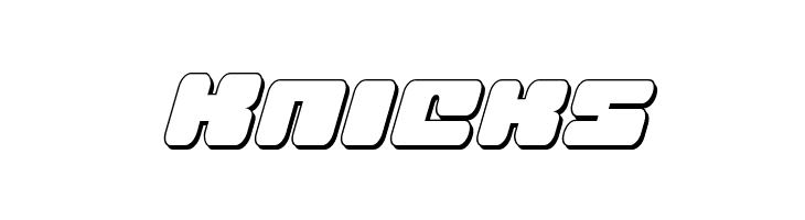 Hula Hoop Girl 3D Italic  Free Fonts Download