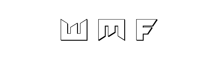 Dagger Dancer 3D  Free Fonts Download