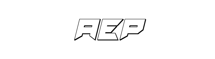 Dagger Dancer 3D Italic  Free Fonts Download