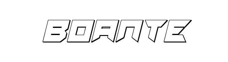 Dagger Dancer 3D Italic  Free Fonts Download