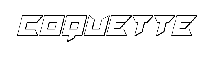 Dagger Dancer 3D Italic  Free Fonts Download