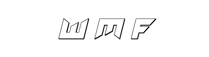 Dagger Dancer 3D Italic  Free Fonts Download