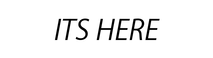 Myriad Apple TextItalic  Free Fonts Download