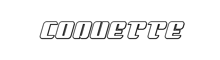 Nicomedia Outline Italic  Free Fonts Download