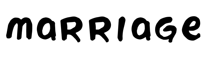 marriage Chattery Teeth Font