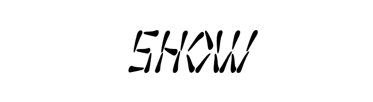 SF Wasabi Condensed Italic  Free Fonts Download