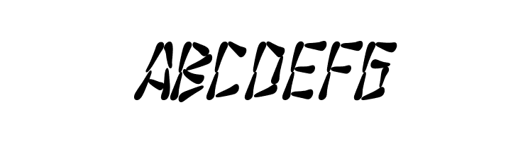 SF Wasabi Condensed Bold Italic  Free Fonts Download